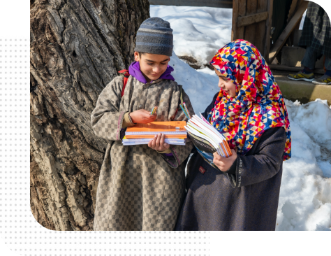 Children with Books