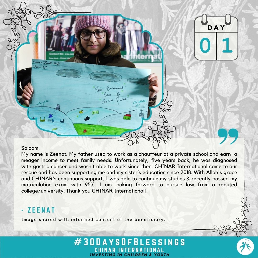 Zeenat - Our Beneficiary works as a Chauffeur